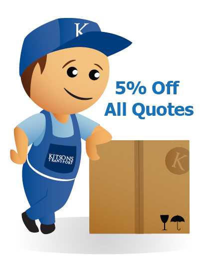 5% Off All Removals & Transport Quotes